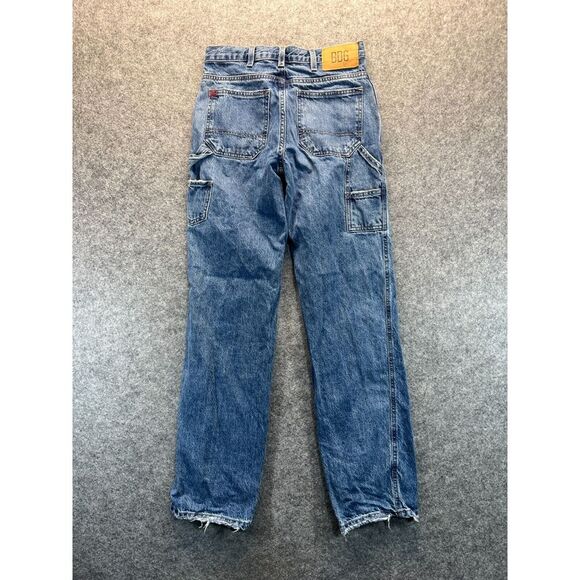 BDG‎ Jeans Women's 25 Carpenter Blue Straight Leg High Rise Denim Jeans Pants - Picture 11 of 14